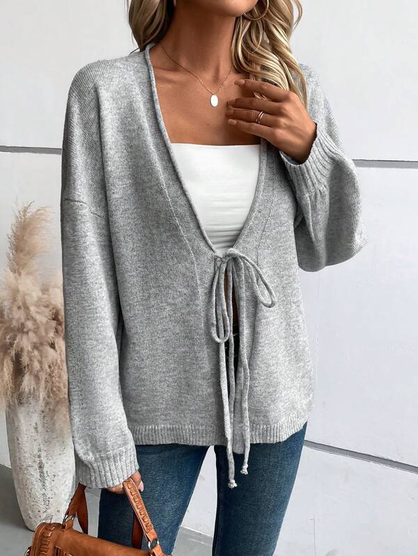 Comfortabele en stijlvolle, veelzijdige kaftan met effen onderkant en mouwen