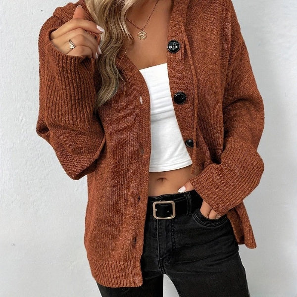 Zachte Plus Size Cardigan met Lange Mouwen voor Dames