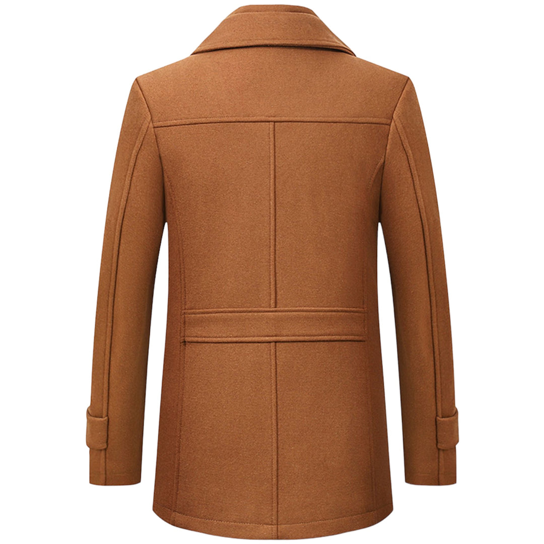 Modieuze Herenjas met Opstaande Kraag voor Dagelijkse Looks