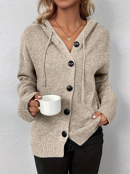 Zachte Plus Size Cardigan met Lange Mouwen voor Dames