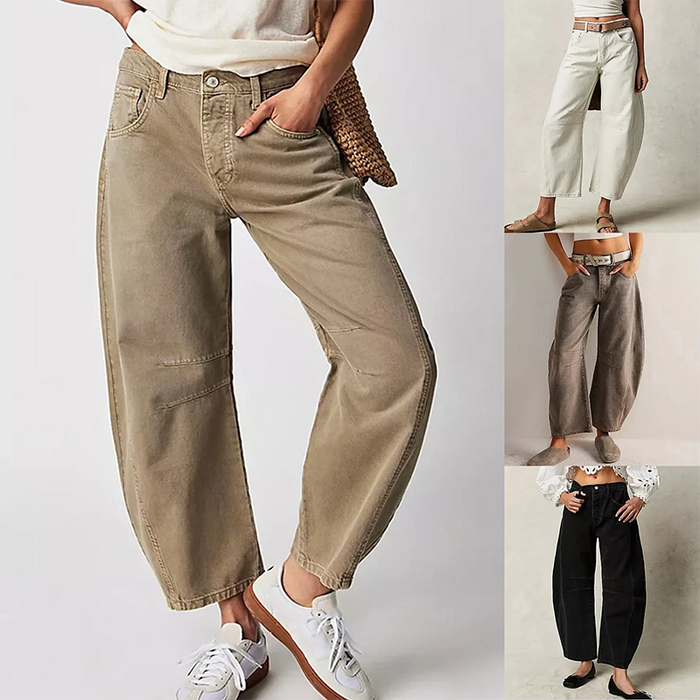 Comfortabele jeans met uitlopende snit