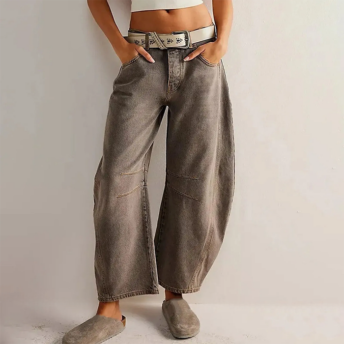 Comfortabele jeans met uitlopende snit