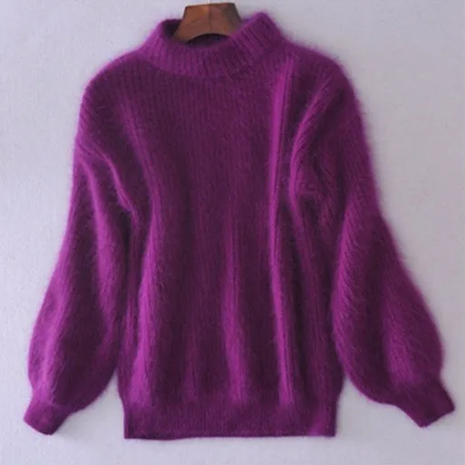 Ruime Trui met Effen Kleur en Vintage Look