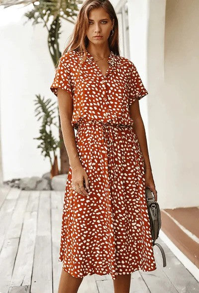 Stijlvolle zomerjurk met relaxed design voor een moeiteloze look