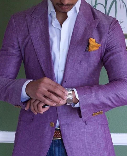 Elegante jas met diepe V-hals en brede revers