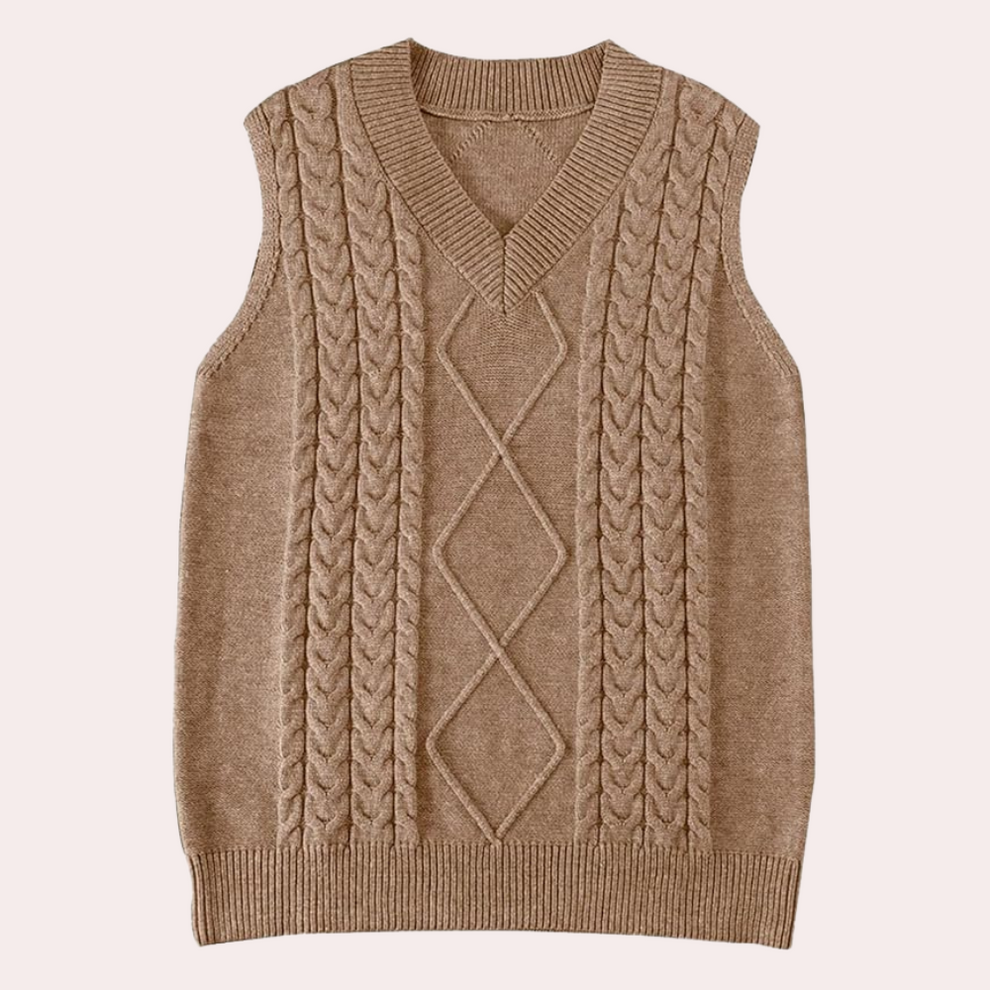 Cárdigan sin mangas para mujer con un diseño sofisticado