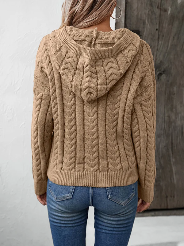 Functioneel vest met capuchon en lange mouwen voor comfortabel dragen