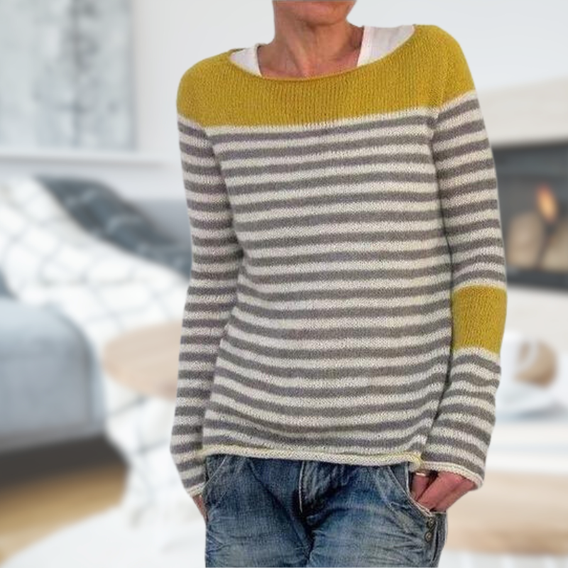 Stijlvolle trui met lange mouwen voor een gemakkelijke dagelijkse stijl