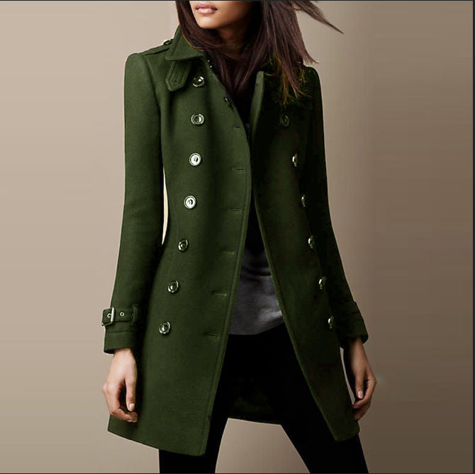 Elegante blazer met asymmetrische snit en riem