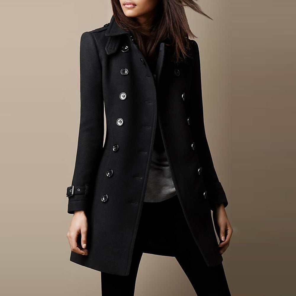 Elegante blazer met asymmetrische snit en riem
