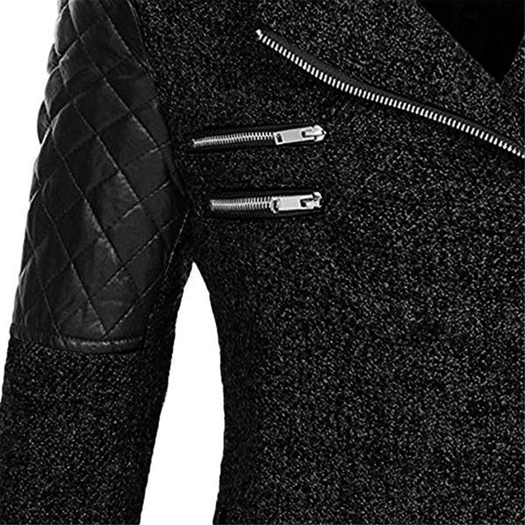Stijlvolle dames winterjas met diepe capuchon en modern design