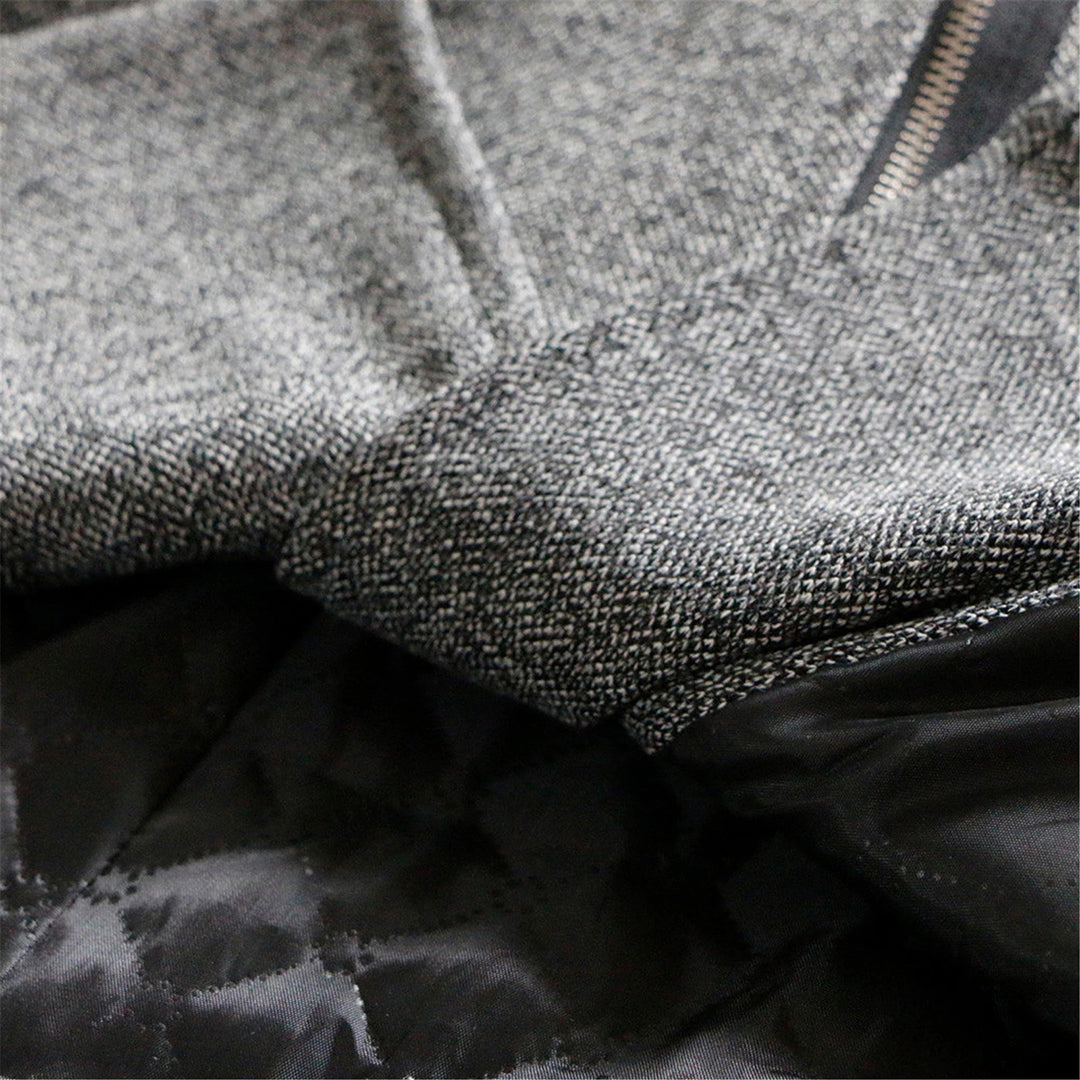 Stijlvolle dames winterjas met diepe capuchon en modern design