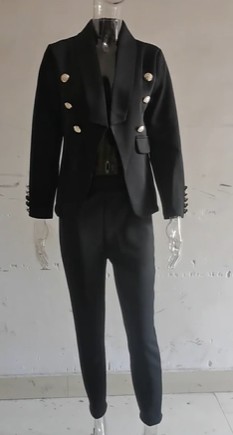 Elegant pak met broek voor speciale gelegenheden