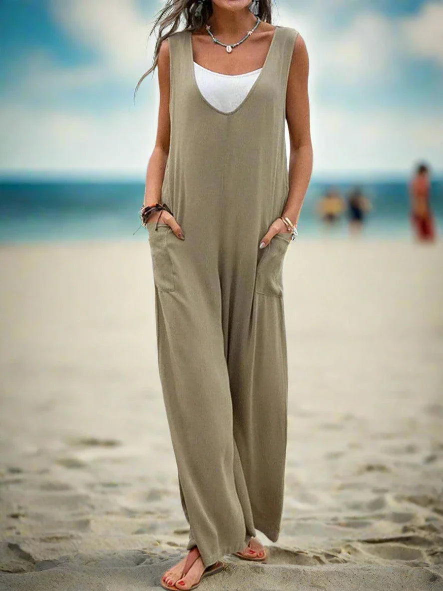 Diede - Stijl & Comfort Jumpsuit met wijde benen