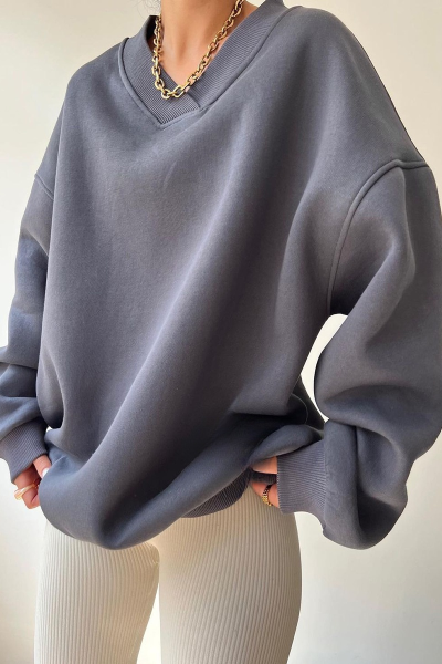 Pull décontracté original en forme de V