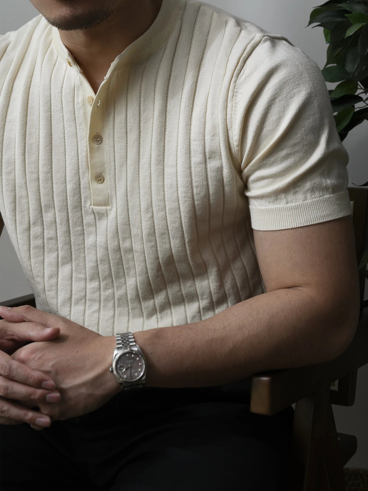 Heren Vintage Stijl T-Shirt – Klassieke Pasvorm voor Casual en Zakelijk