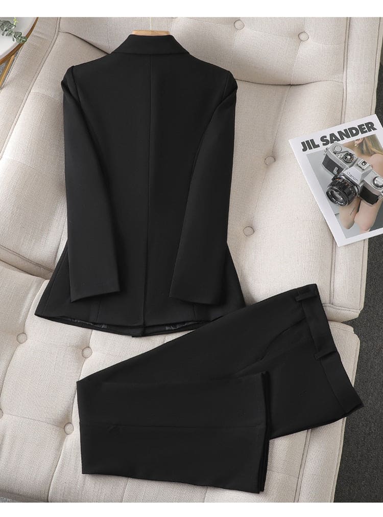 Trendy broek en blazer set voor dames