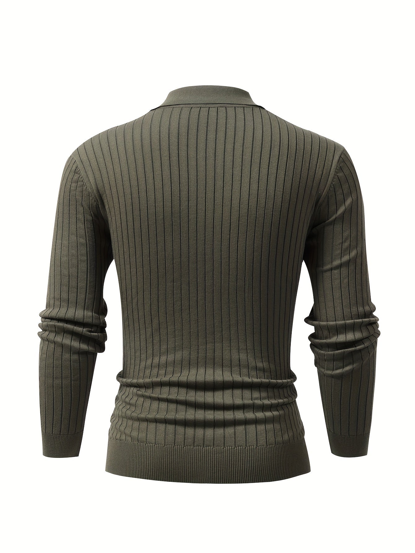 Modieuze Trui met V-Hals voor Heren – Comfortabel voor Herfst en Winter