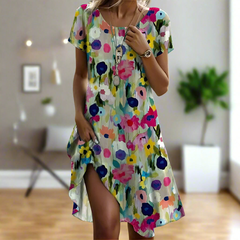 Charmante jurk met bloemenprint voor een verfijnde look