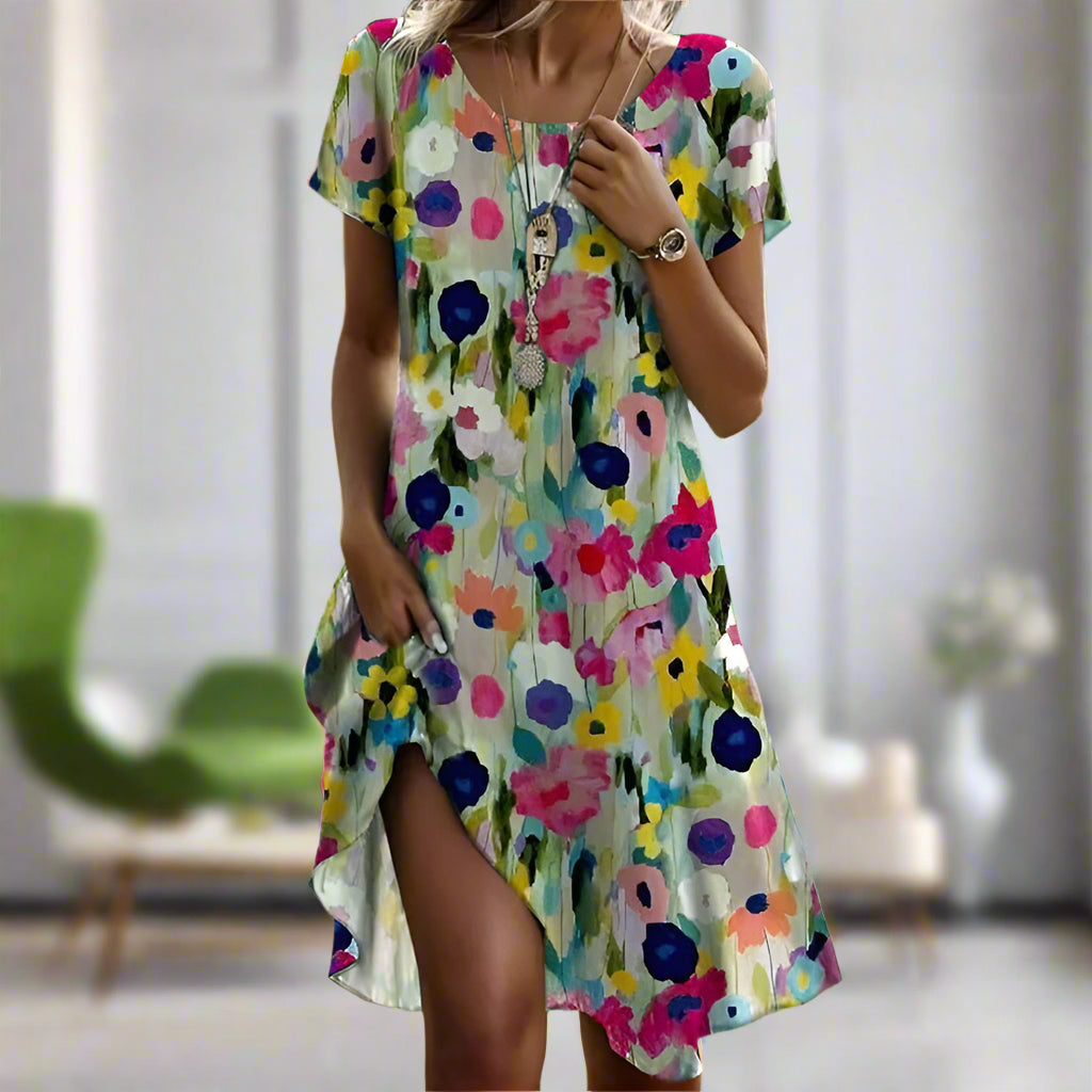 Charmante jurk met bloemenprint voor een verfijnde look