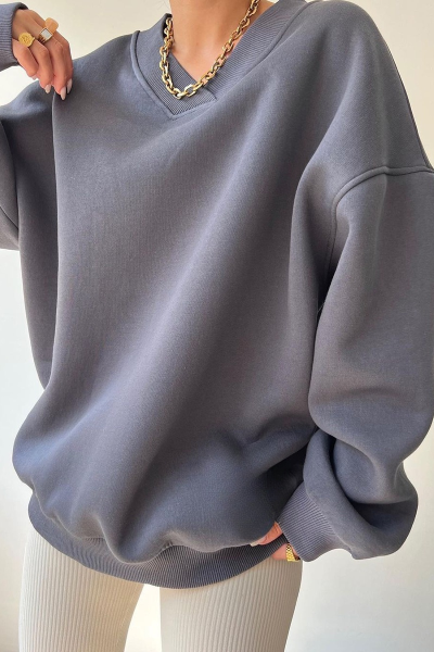 Pull décontracté original en forme de V