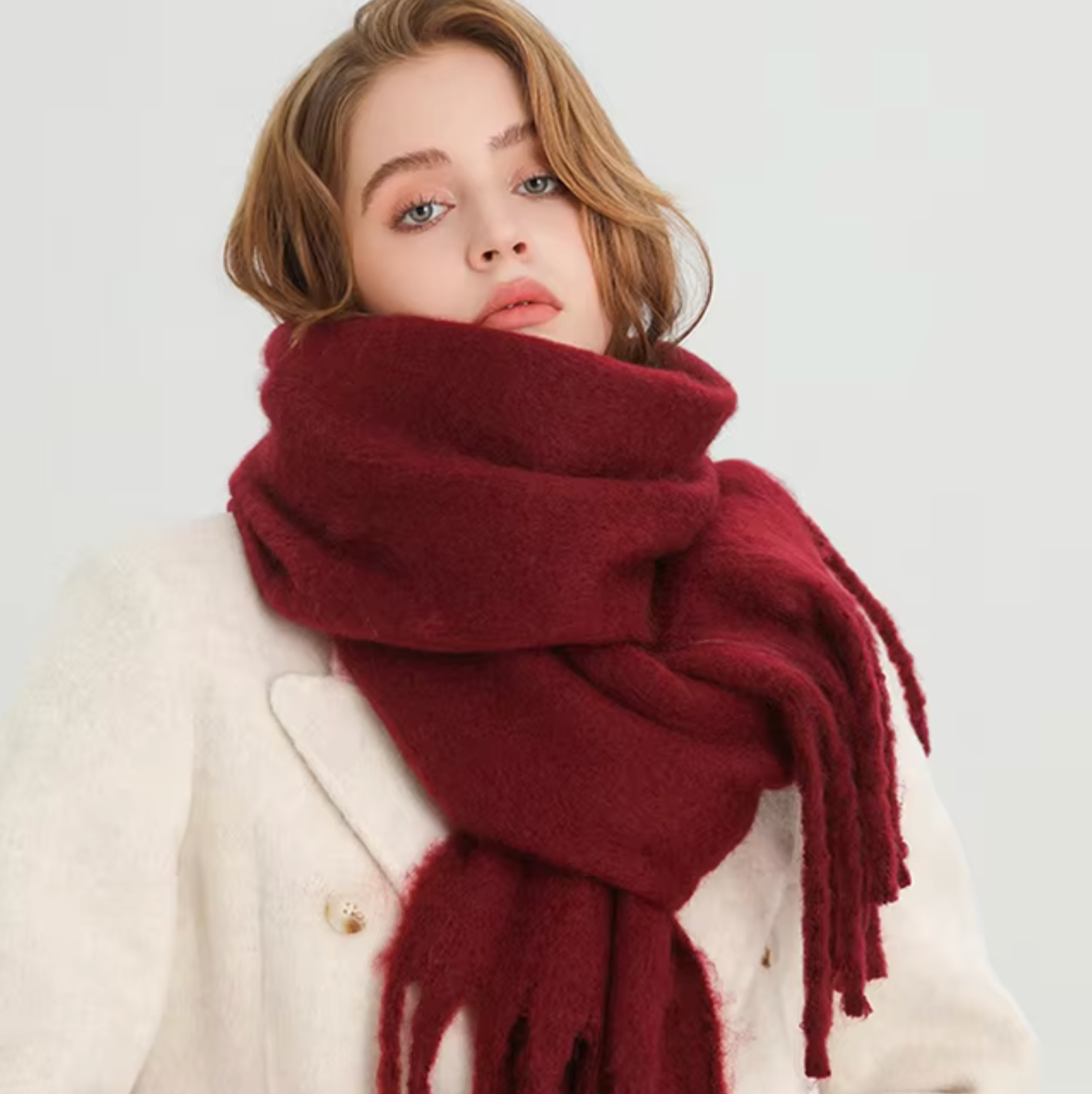 Stijlvolle Winter Sjaal voor Dames, Perfect voor Elke Dag
