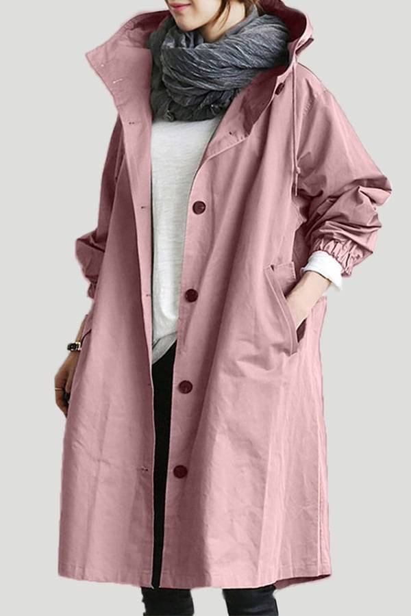 Oversized Windjack met Capuchon voor Dagelijks Gebruik