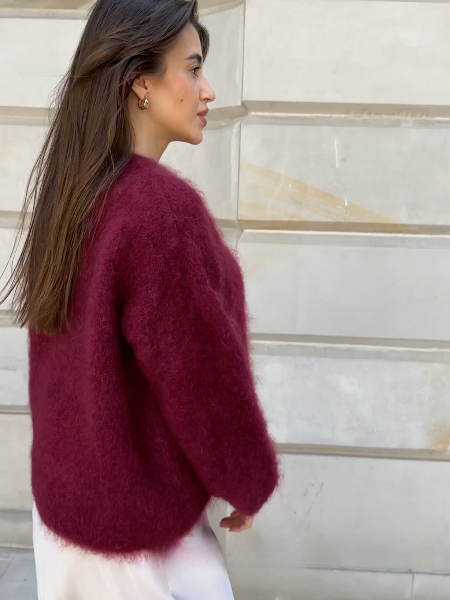 Casual damestrui met ronde hals voor een moderne look