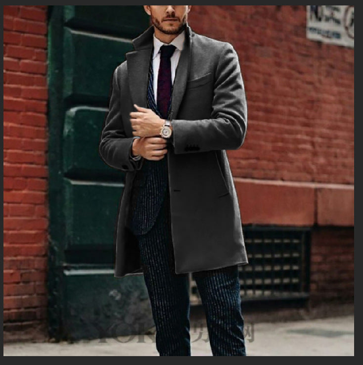 Elegante lange herenjas