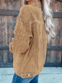 Stijlvolle Damesjas met Nieten en Effen Kleur in Streetwear Stijl