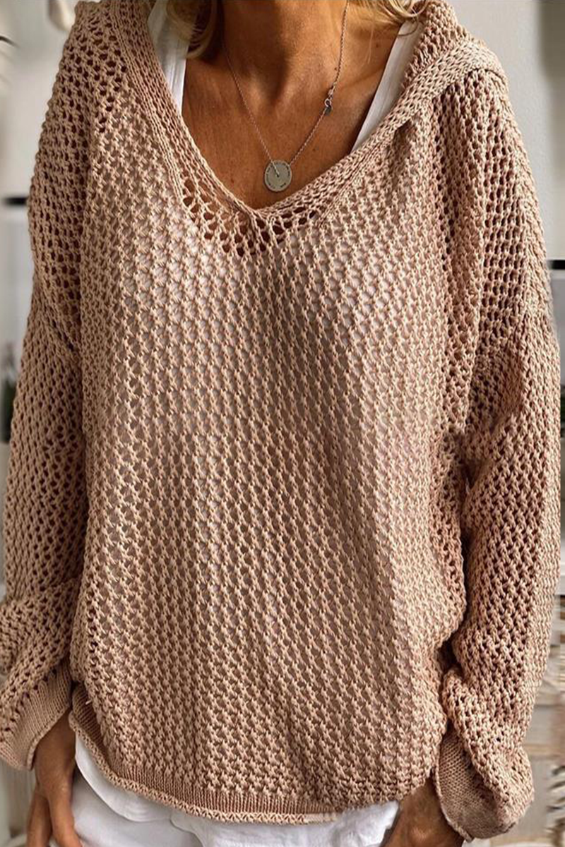 Selah - Loose-Fit Hoodie met opvallende uitsnijdingen