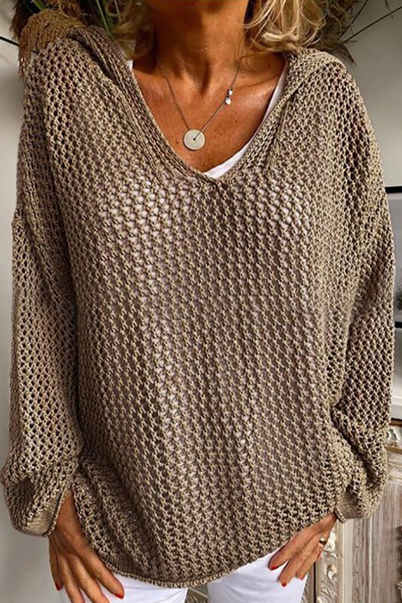 Selah - Loose-Fit Hoodie met opvallende uitsnijdingen
