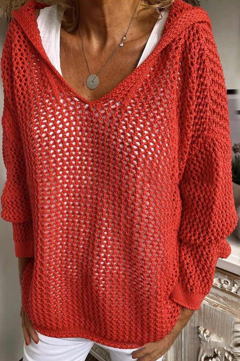 Selah - Loose-Fit Hoodie met opvallende uitsnijdingen