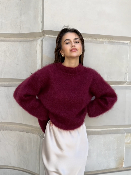 Casual damestrui met ronde hals voor een moderne look