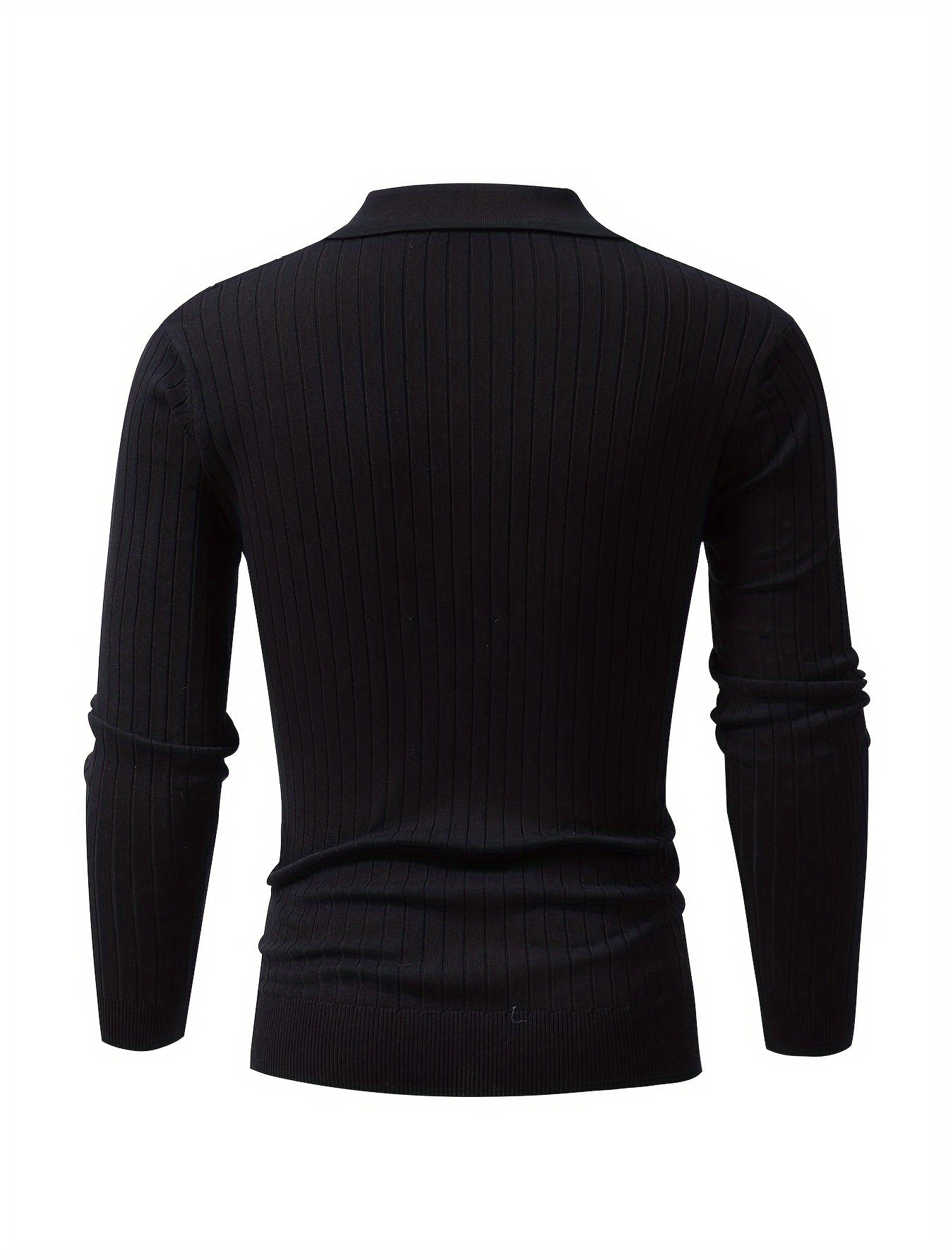 Modieuze Trui met V-Hals voor Heren – Comfortabel voor Herfst en Winter