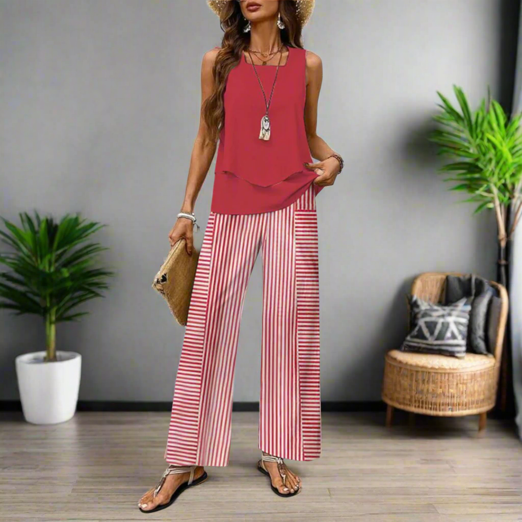 Stijlvolle en comfortabele zomeroutfit voor dames, geschikt voor elke gelegenheid
