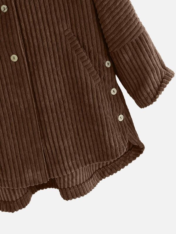 Plus Size Hoodie Jas voor Vrouwen met Hoge Lage Zoom