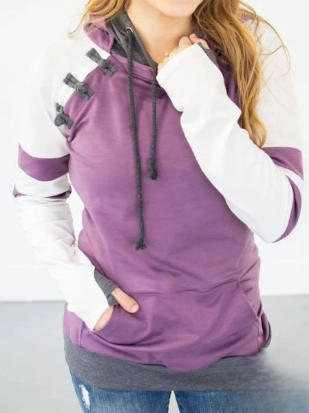 Casual Hoodie met Lange Mouwen voor Grote Maten - Comfortabel Design