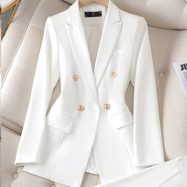Trendy broek en blazer set voor dames