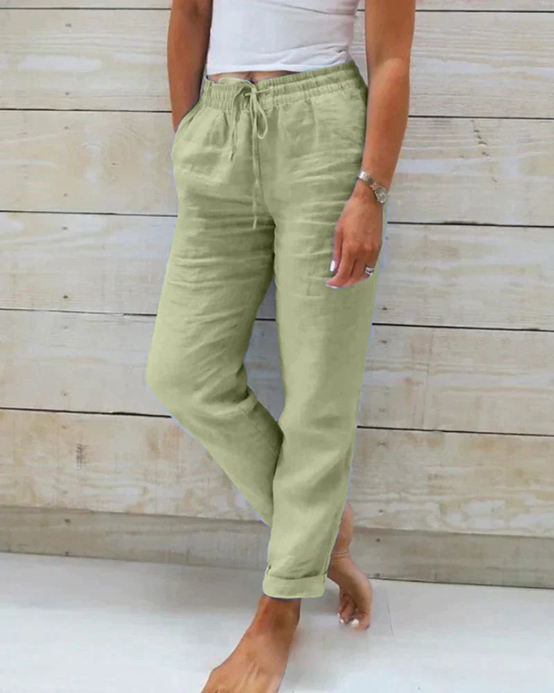 Modieuze broek voor dames met een elegante uitstraling
