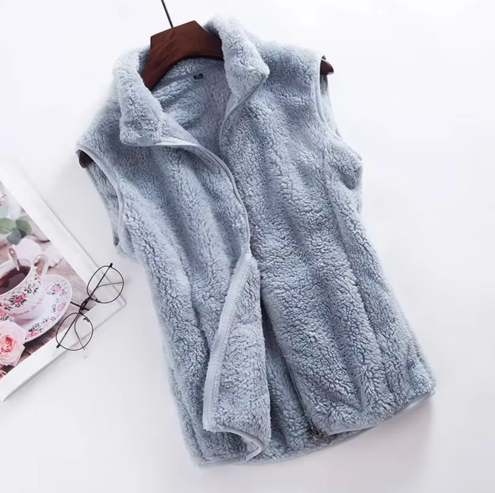 arme en comfortabele damesvest voor koude dagen