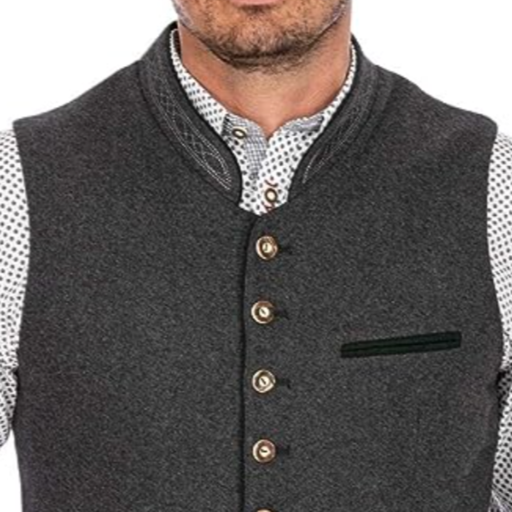 Klassiek heren vest met een stijlvolle traditionele look