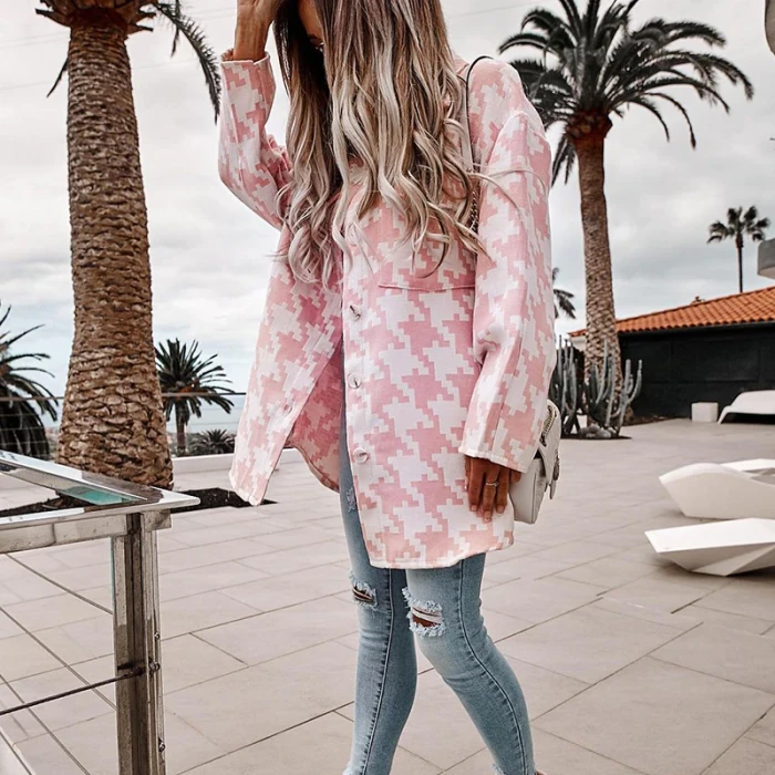 Casual Dames Trenchcoat met Lange Mouwen en Trendy Ontwerp