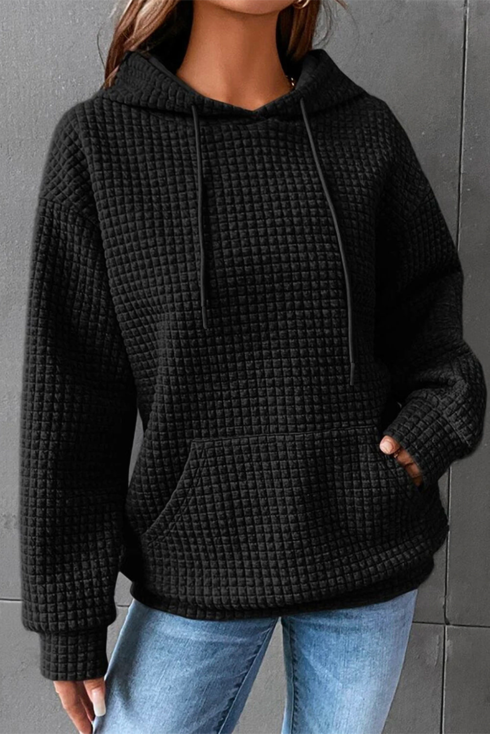 Modieuze Gelaagde Kangoeroezak Hoodie