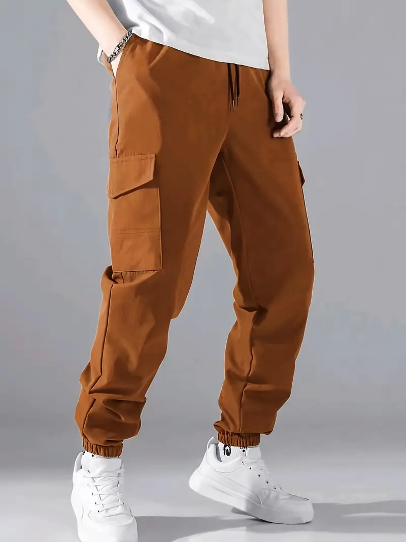 Praktische heren cargo broek met zakken
