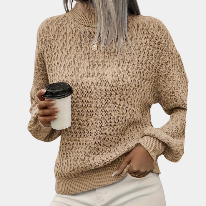 Casual dames coltrui met een trendy en veelzijdig ontwerp