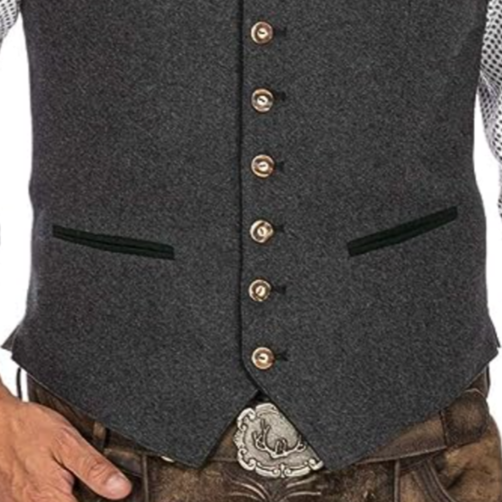 Klassiek heren vest met een stijlvolle traditionele look