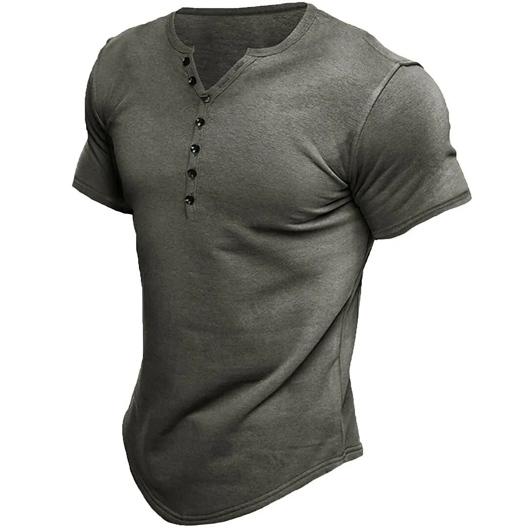 Stijlvol heren T-shirt met korte mouwen in een klassiek monochroom ontwerp.