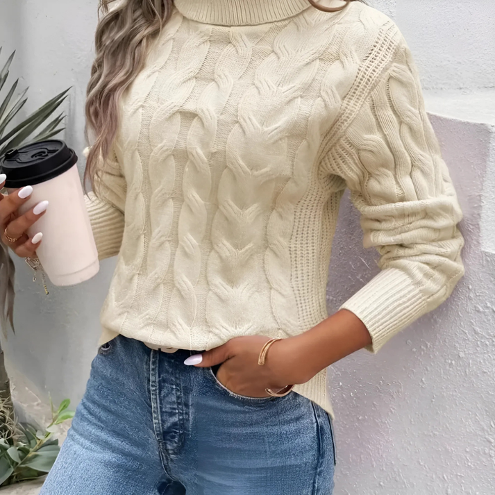 Comfortabele wintertrui voor dames met een eigentijds design