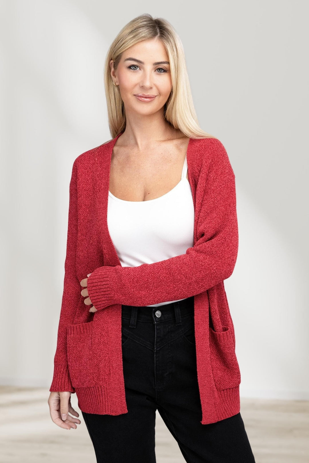 Stijlvolle Open Voor Sweater Cardigan voor Elke Gelegenheid